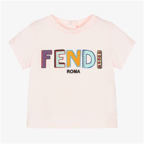 t shirt fendi bambina|Fendi.